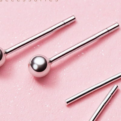 Khuyên tai bi tròn